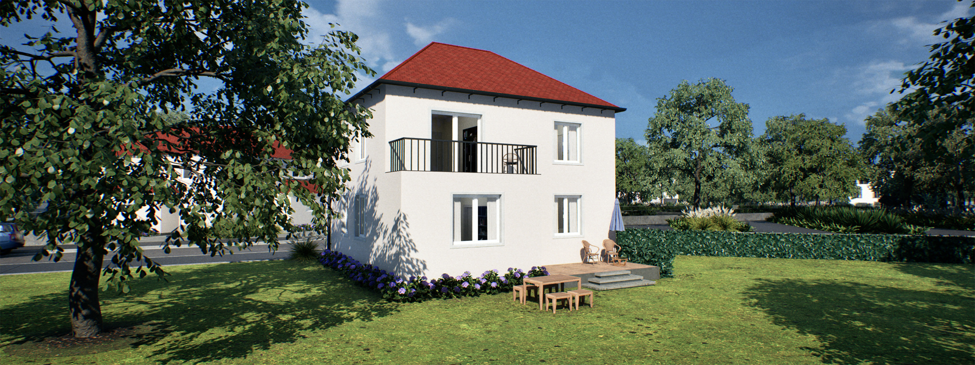 Residenz B - 3D-Architekturmodell - Free Download