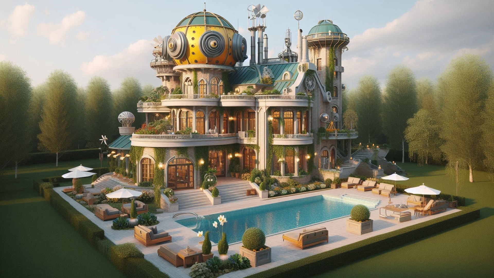 Atompunk Architekturstil