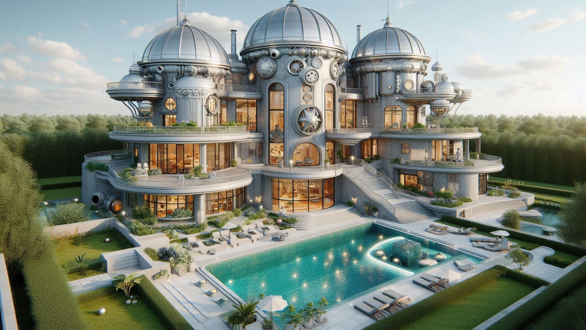 Atompunk-Architekturstil 