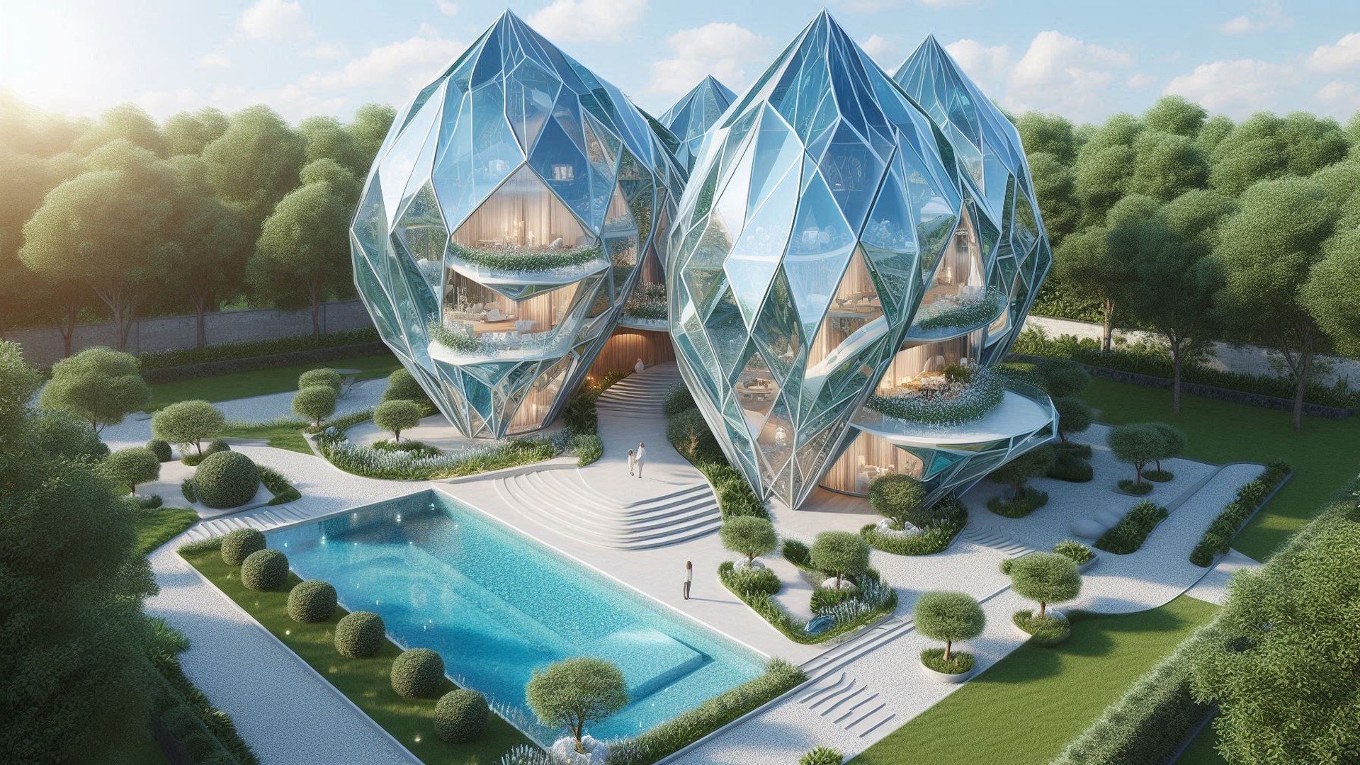 Crystalpunk Architekturstil