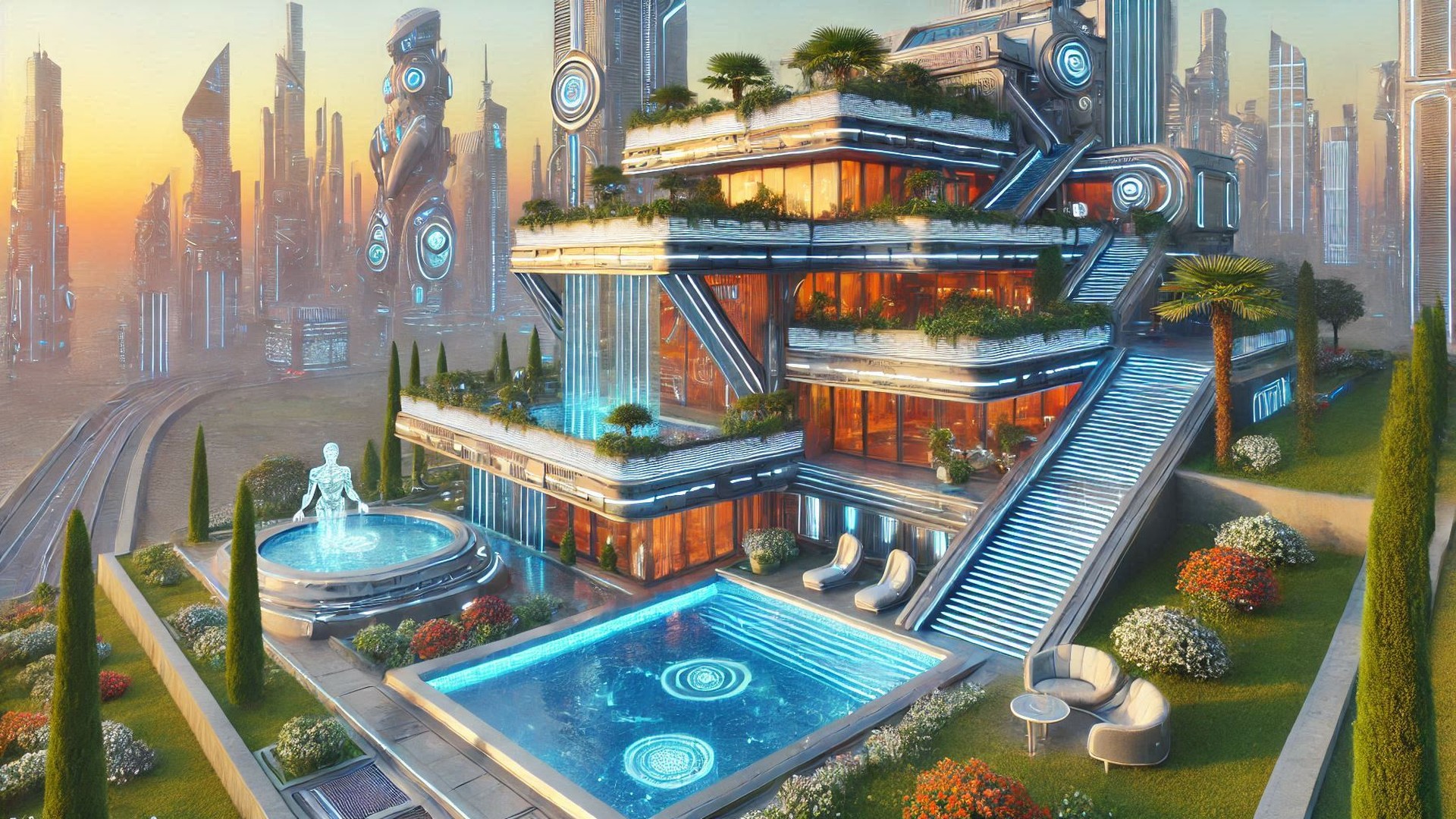 Cyber-Punk-Architekturstil