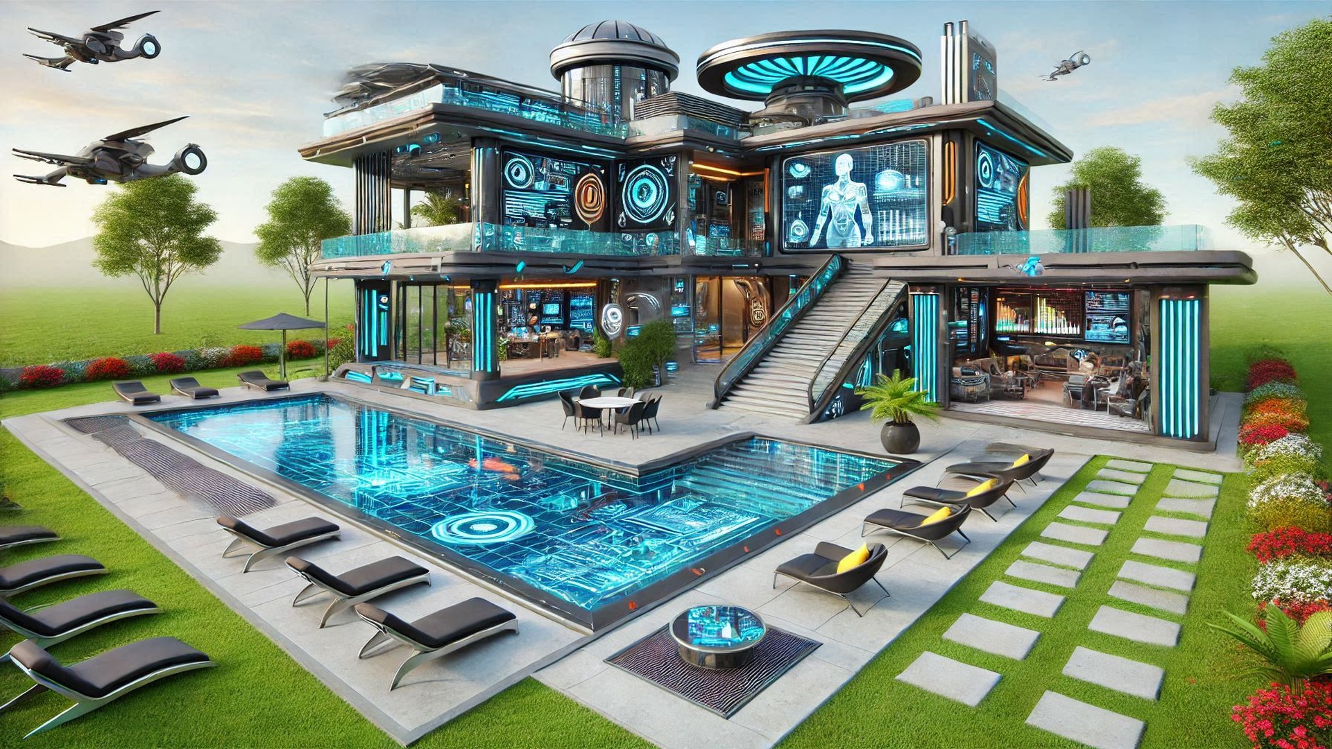 Cyber-Punk-Architekturstil