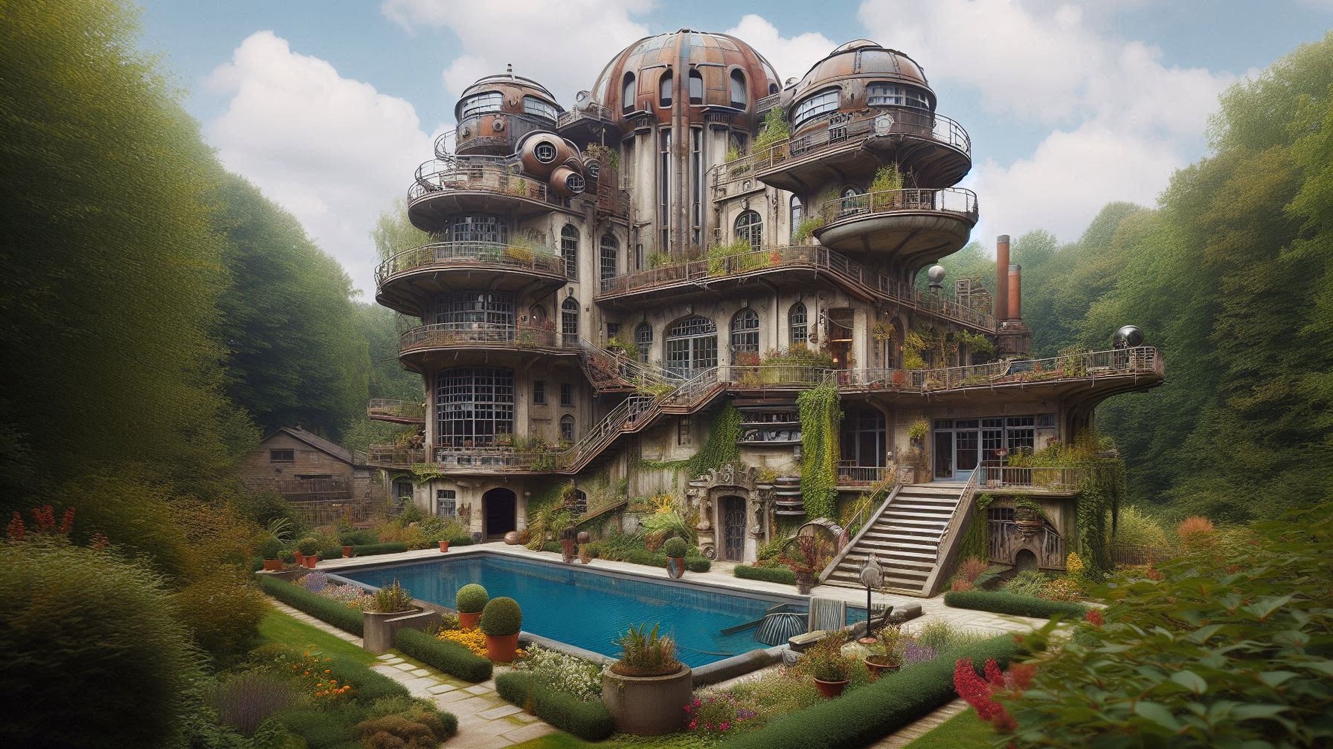 Dieselpunk Architekturstil
