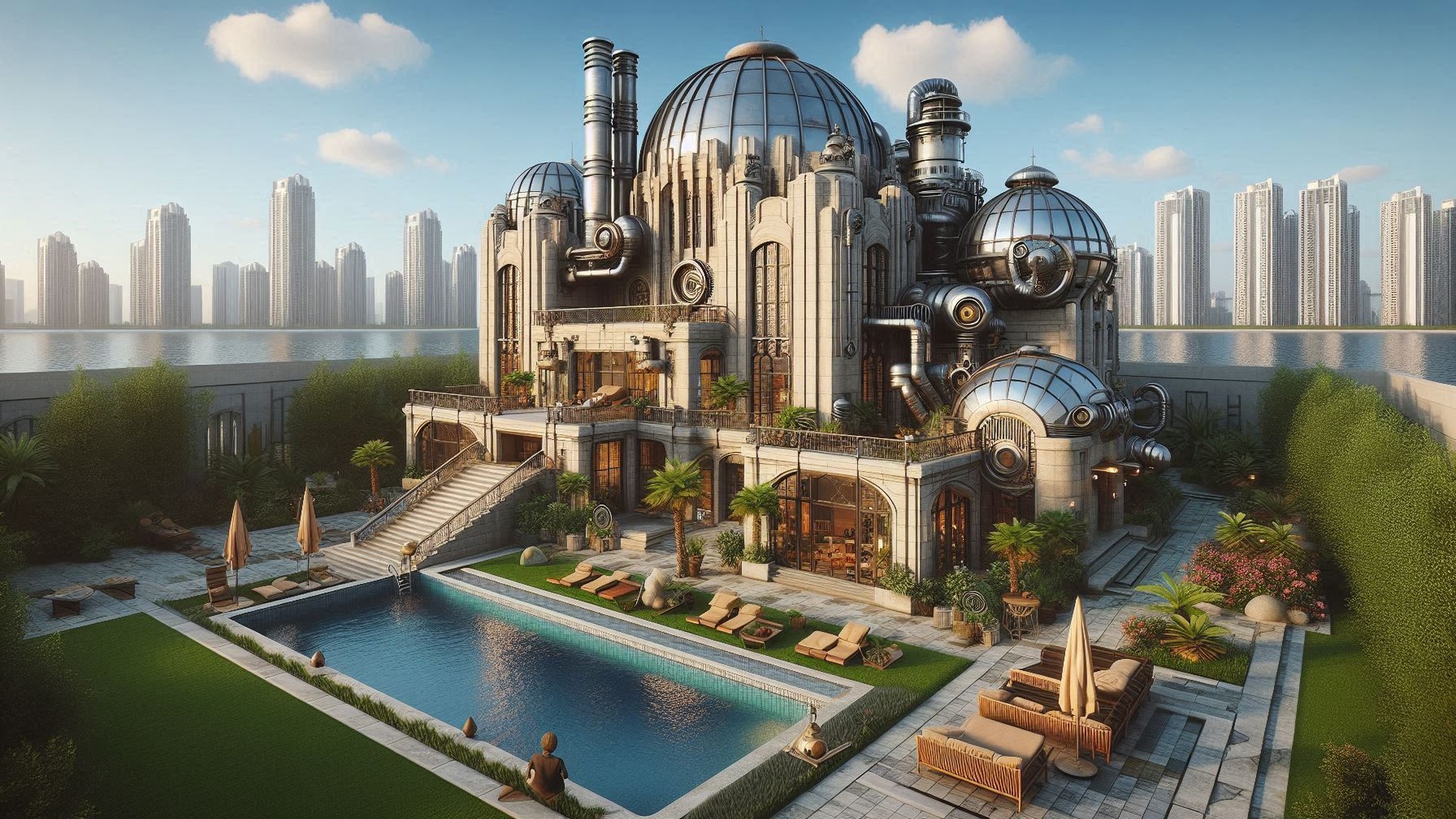 Dieselpunk Architekturstil