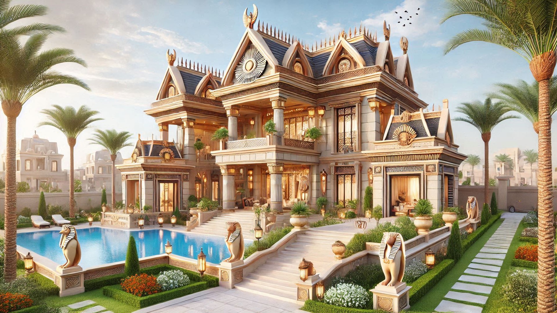 Egyptian-Architekturstil