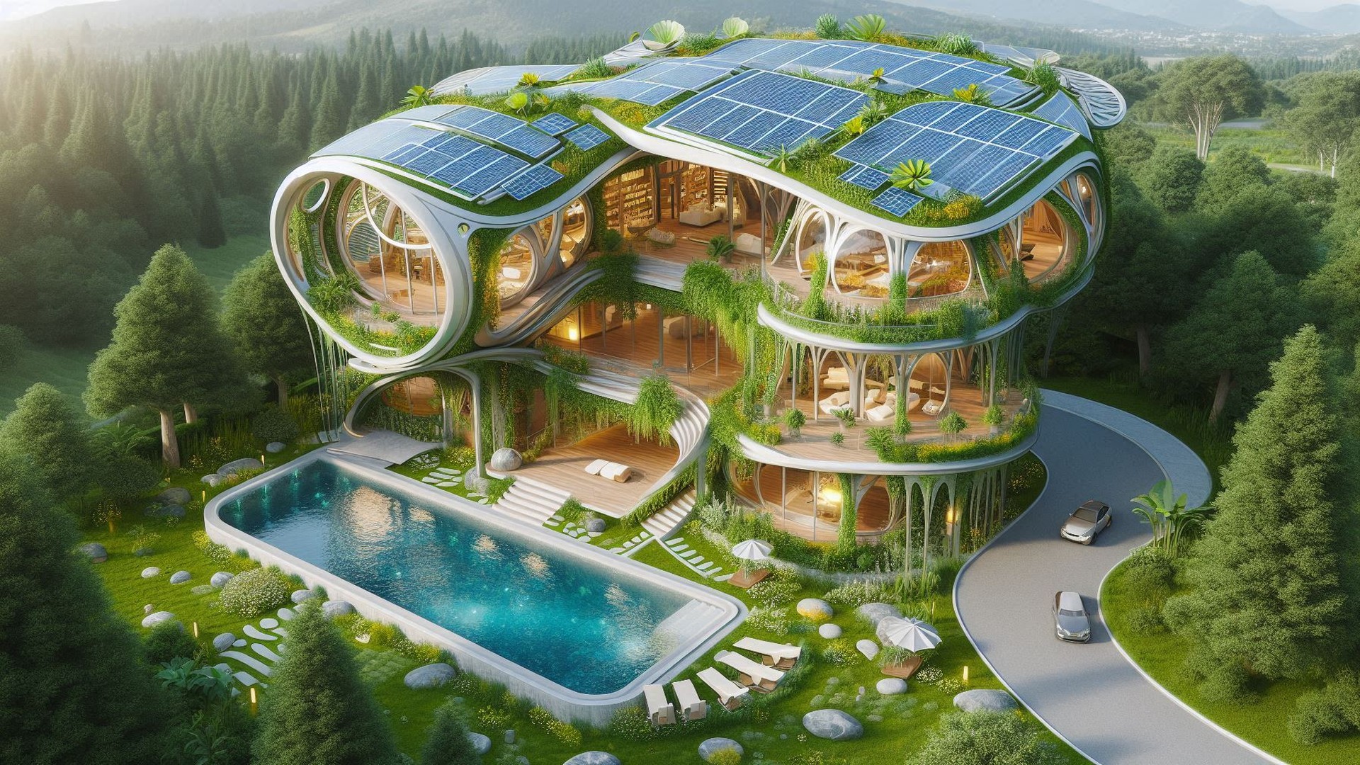 Solarpunk Architekturstil