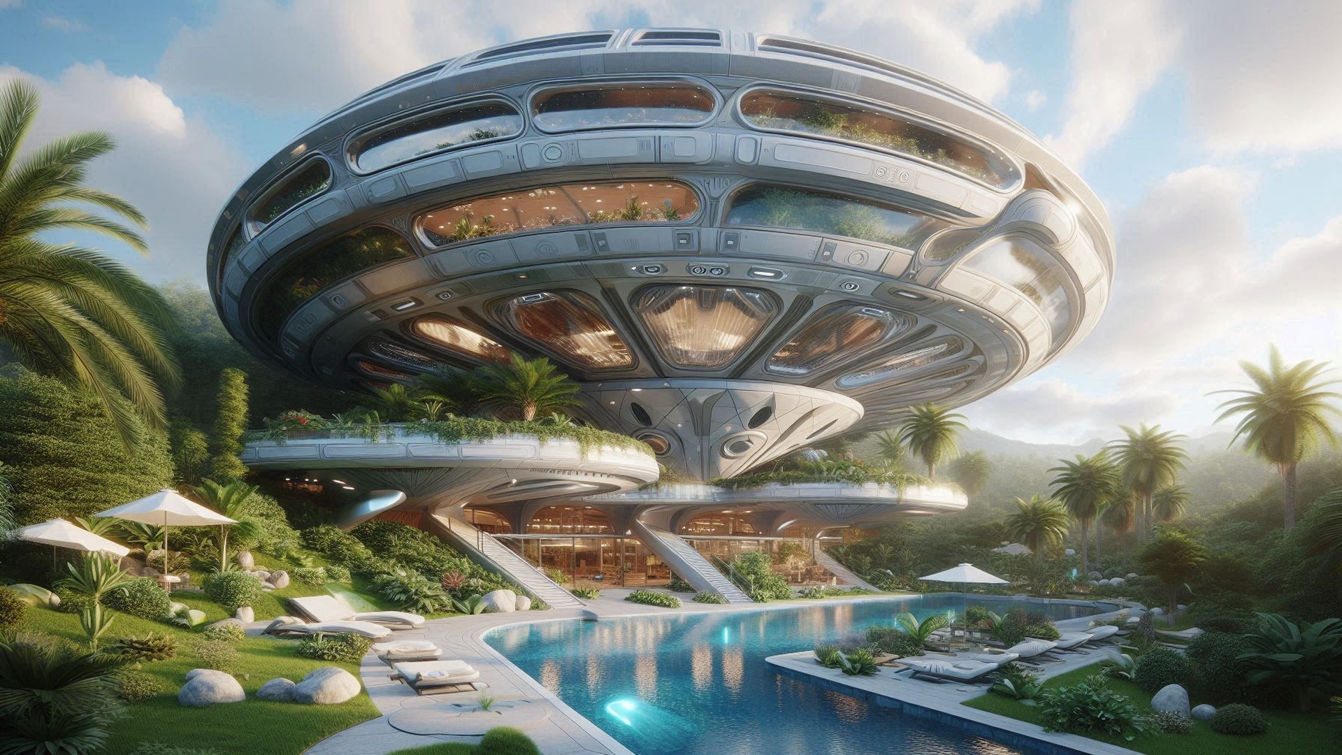 Spaceship Hull Architekturstil