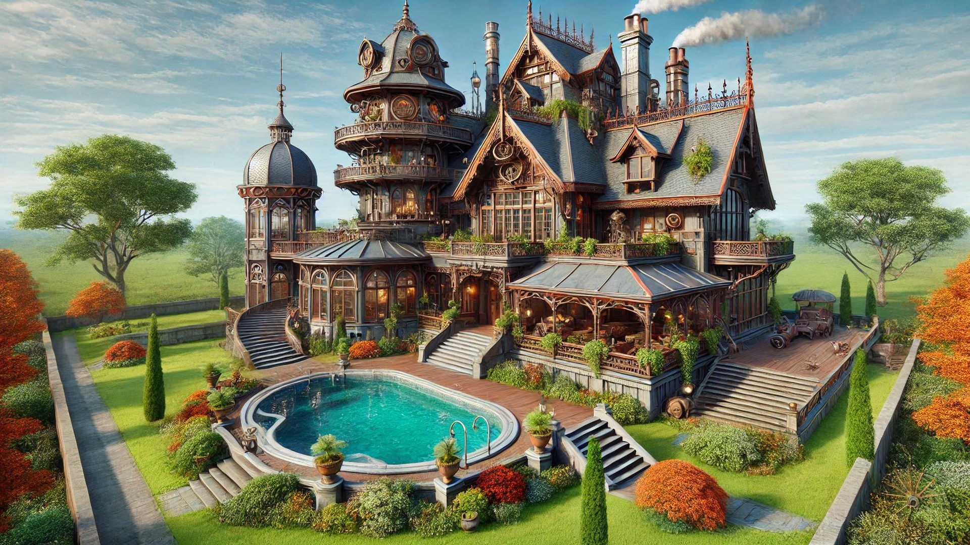 Steam-Punk-Architekturstil