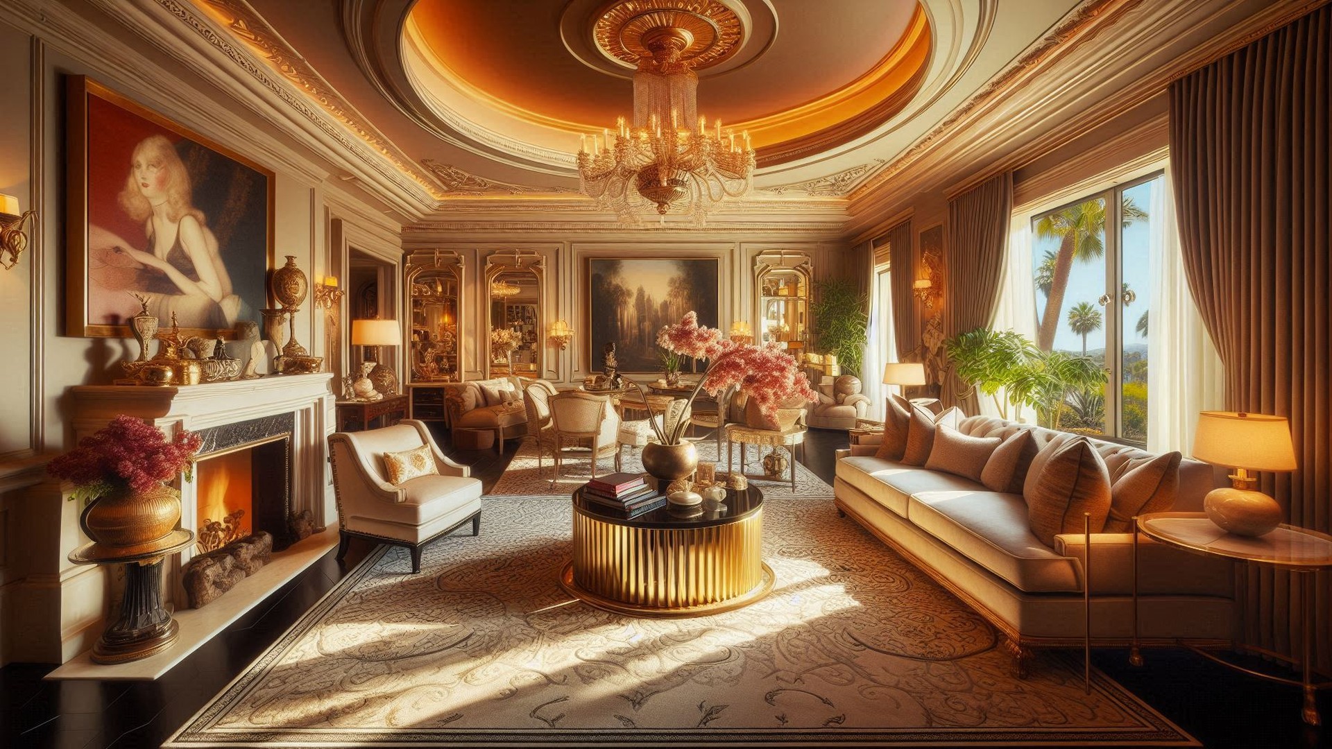 Hollywood Regency Interior Design
