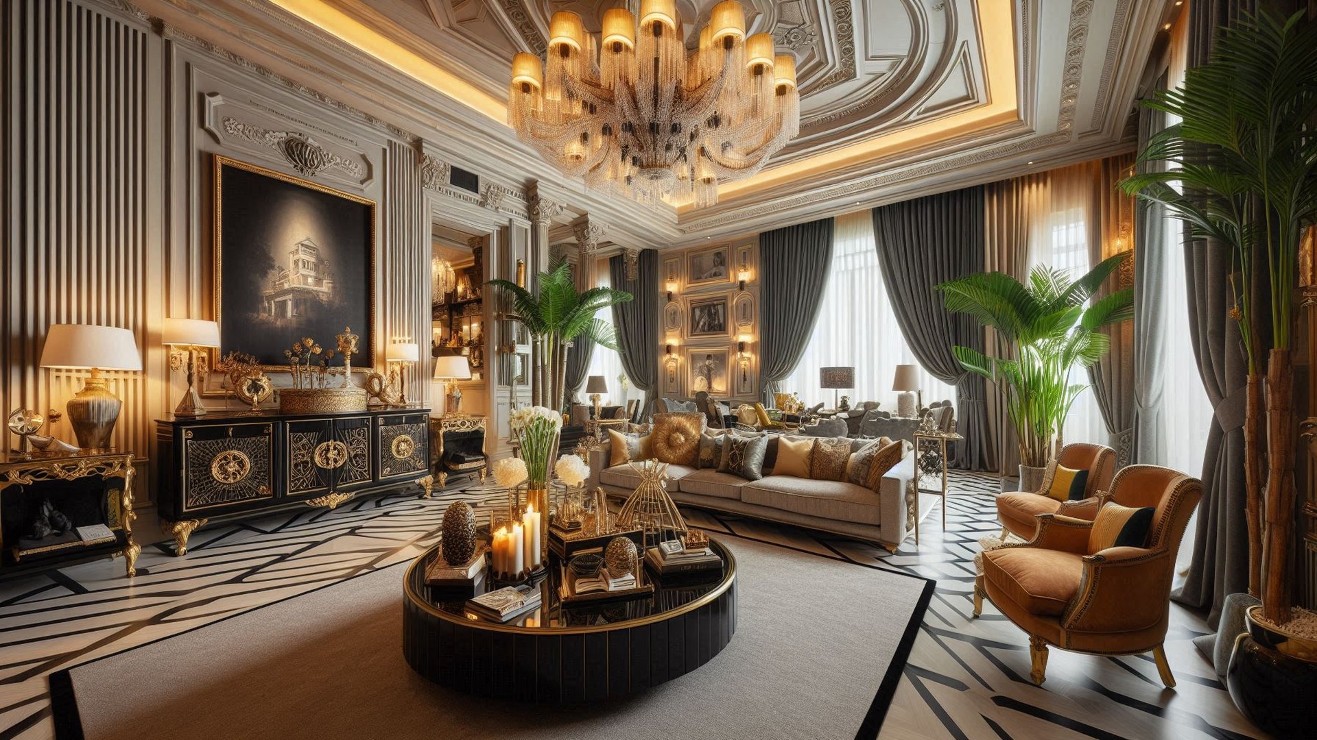 Hollywood Regency Interior Design