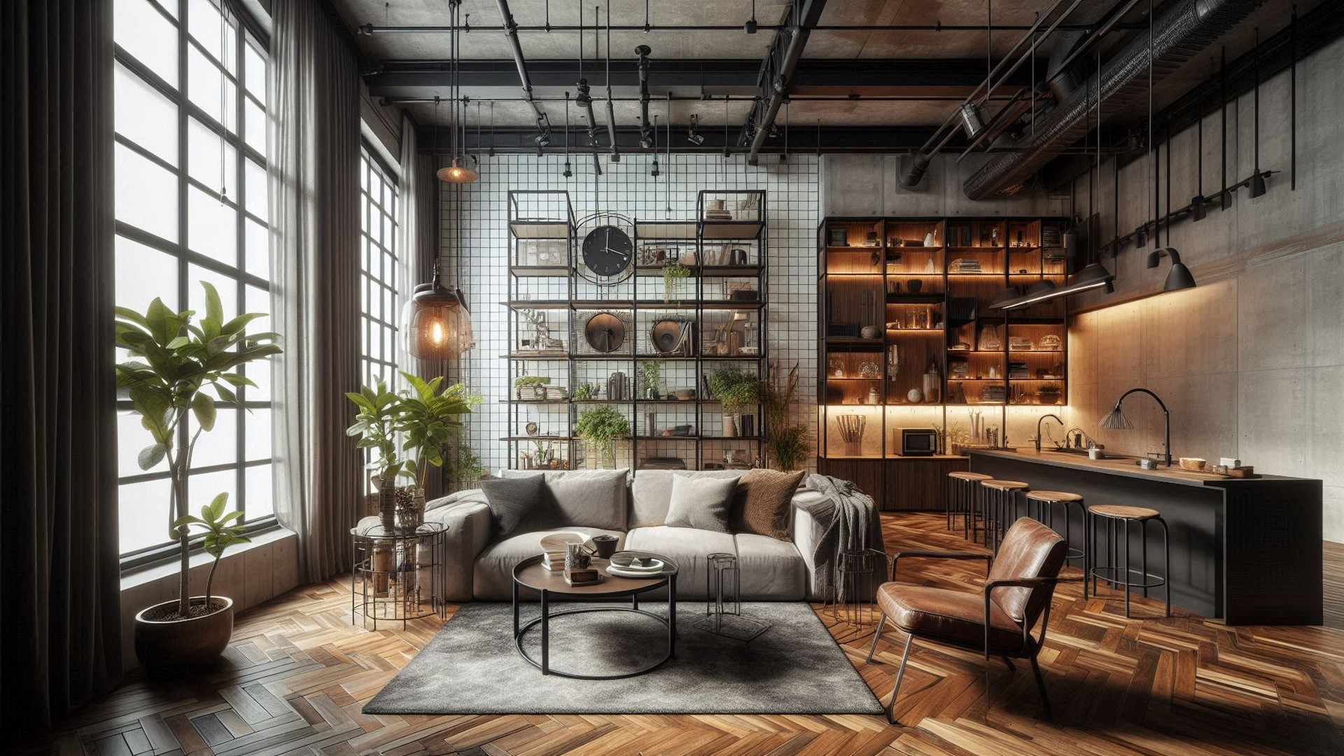 Neo-Industrial Interior Design