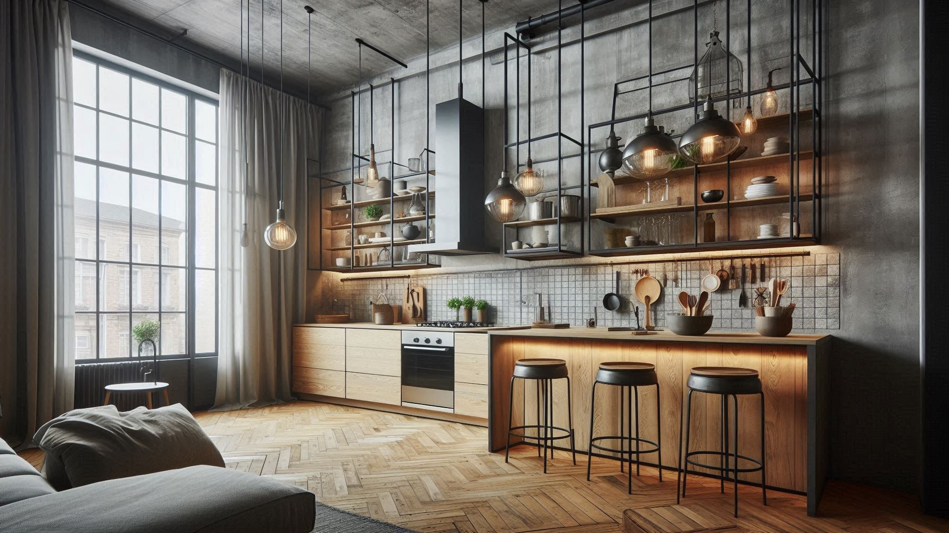 Neo-Industrial Interior Design