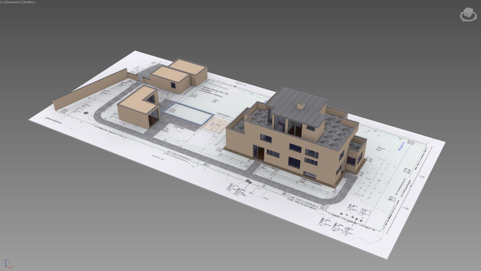 Architekturvisualisierung Illustration