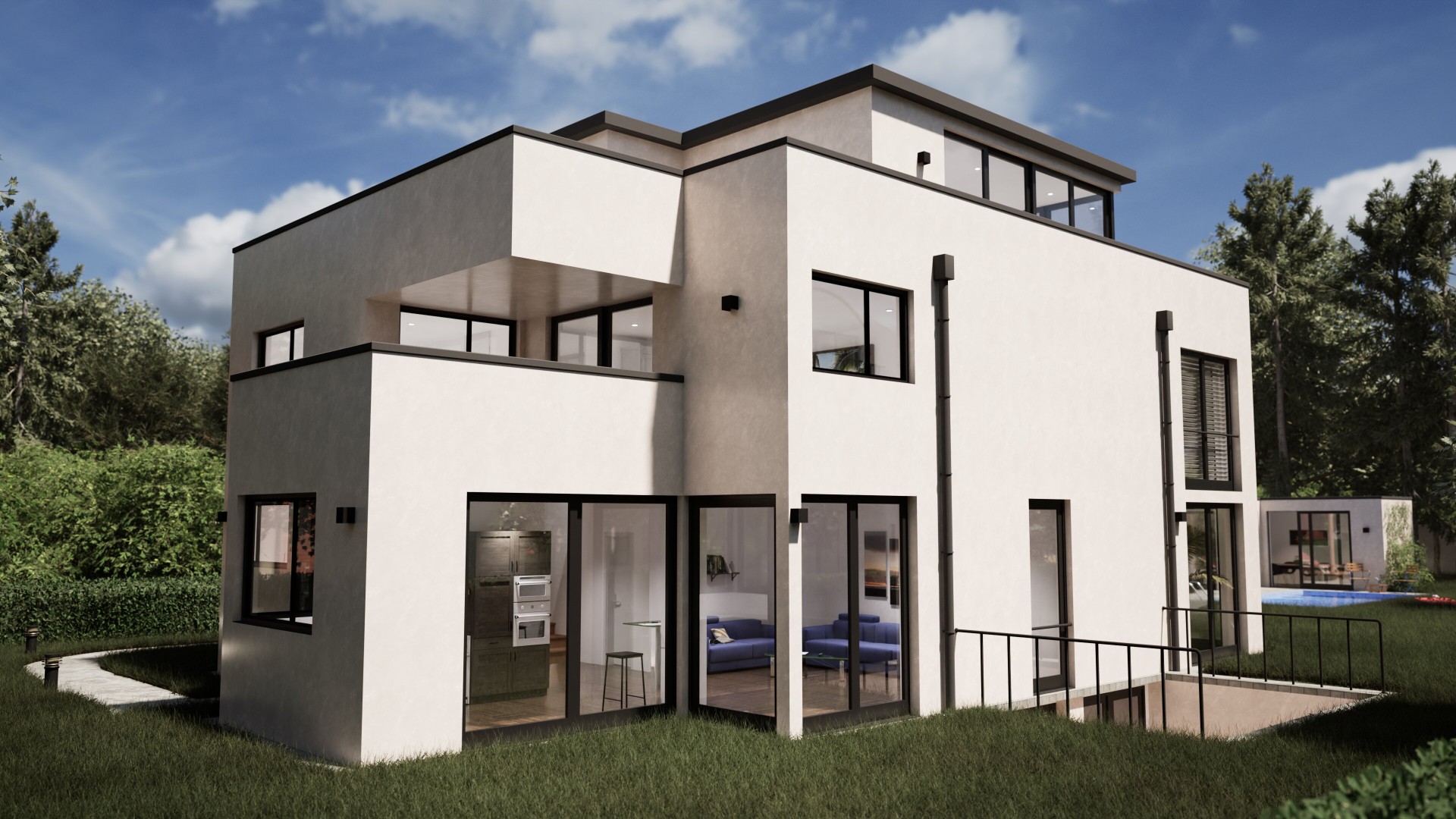 Duplexhaus Finale Visualisierung
