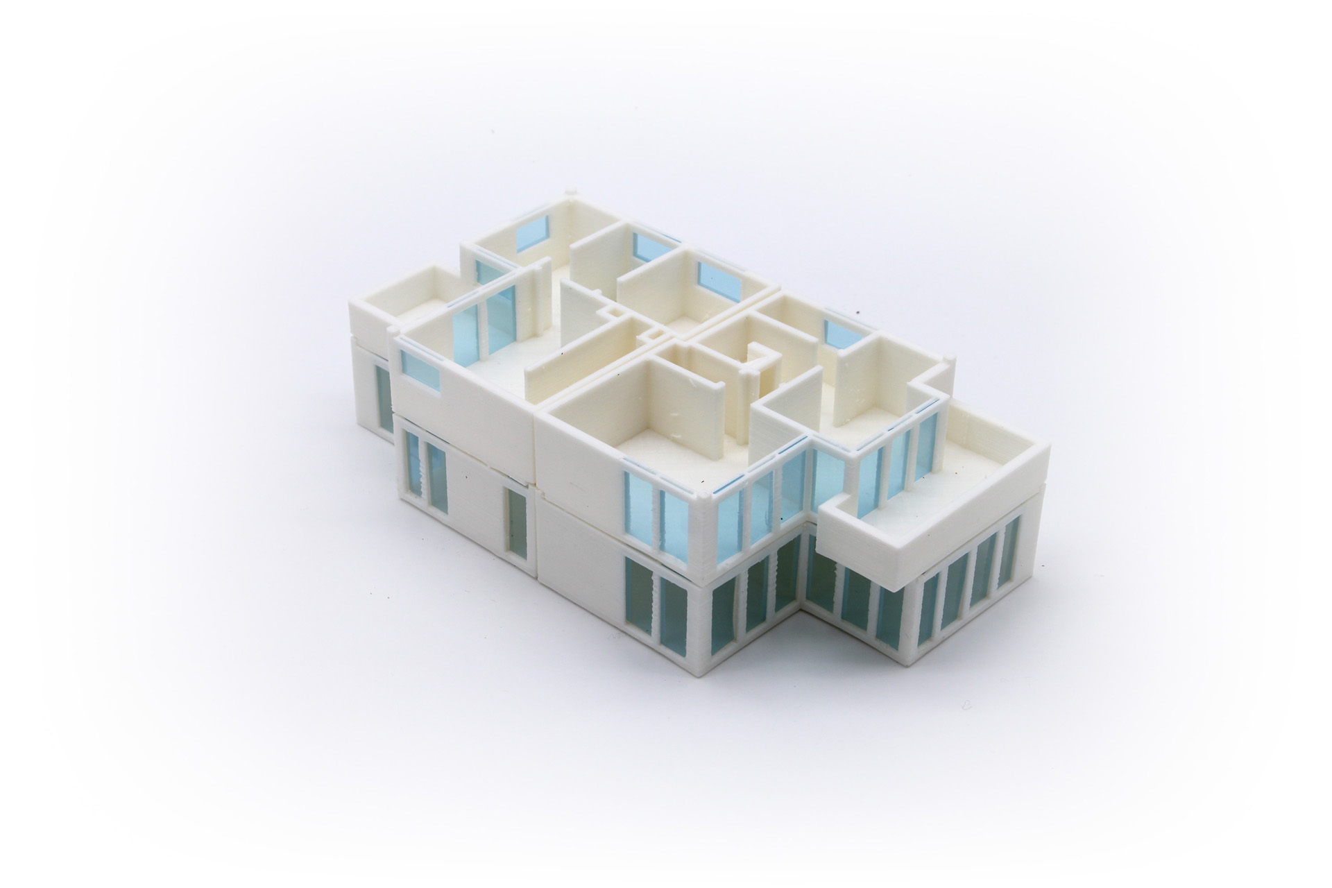 Duplexhaus als 3D-Druck