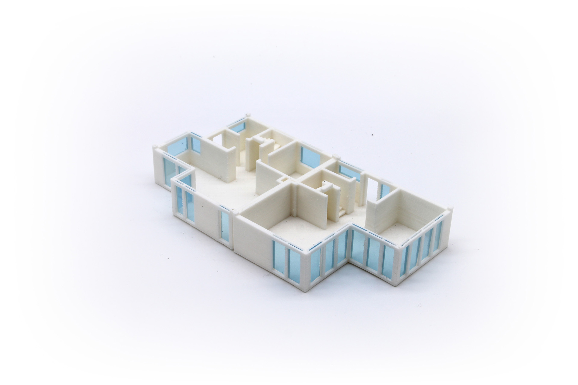 Duplexhaus als 3D-Druck