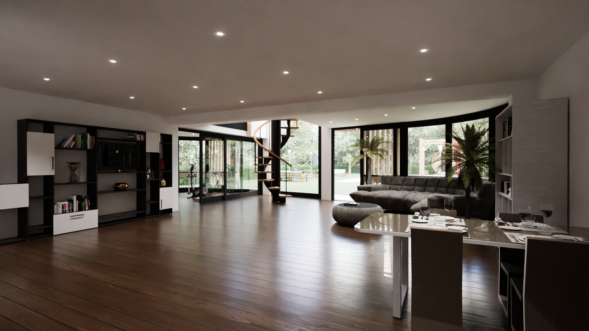 Architekturvisualisierung fotorealistisches Bild